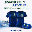 Kit Casal Camisa Seleção Brasileira 2026 - Torcedor Pro®