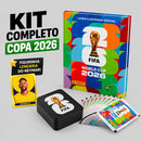 Kit Completo Oficial - Álbum Capa Dura, Envelopes, Porta Figurinhas - FIFA World Cup 2026